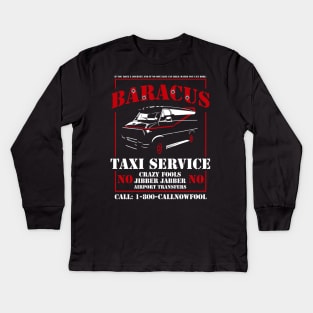 B.A. Baracus Taxi Service Kids Long Sleeve T-Shirt